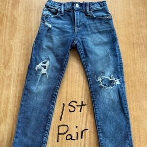 GAP Men's Distressed Skinny Jeans - Blue